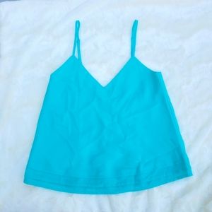 Aritzia Talula turquoise tank